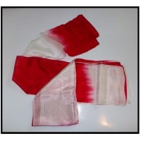 Red & White Silk Streamer